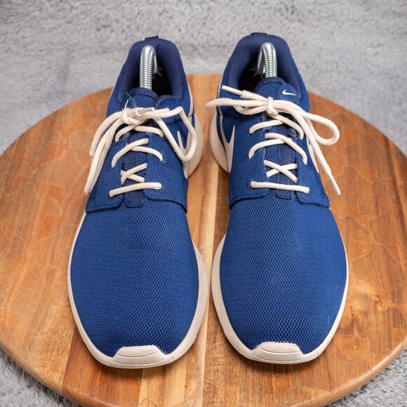 Nike Roshe One Women's Royal Blue Oatmeal Mesh Running Shoes 511882-404 Size 10 - Picture 2 of 10